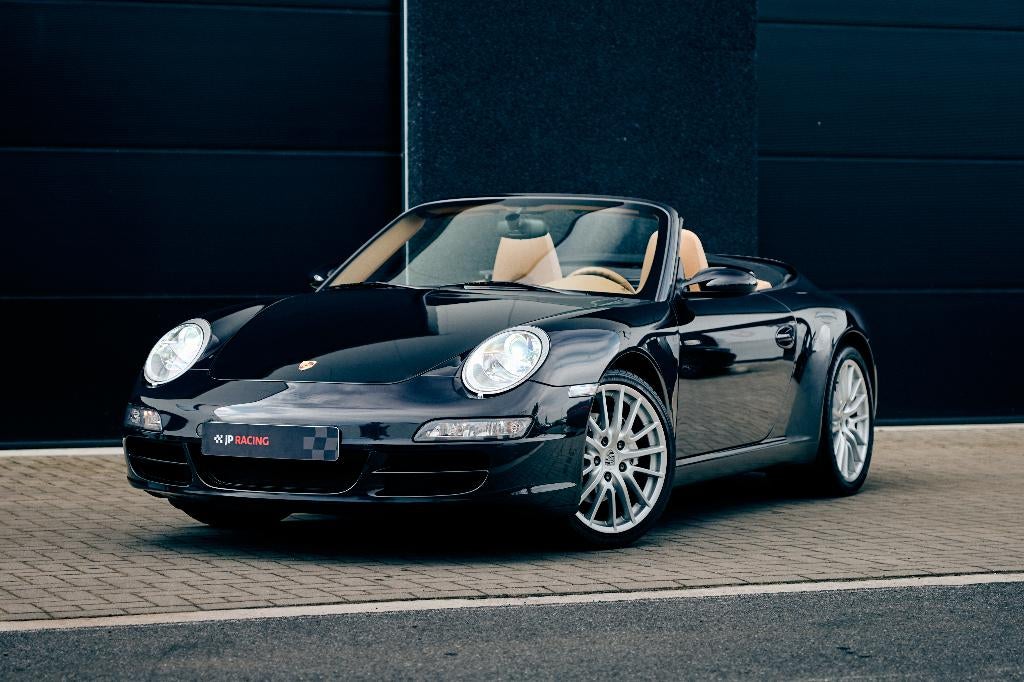 Porsche 997 Carrera cabrio tiptronic volleder/sportuitlaat, Autos, Porsche, Cuir, Achat, Beige, Entreprise