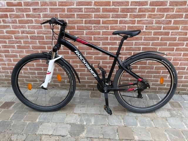 Rockrider ST100 fiets / mountainbike Large, Fietsen en Brommers, Fietsen | Mountainbikes en ATB, Ophalen, Gebruikt, Velgrem, Overige merken