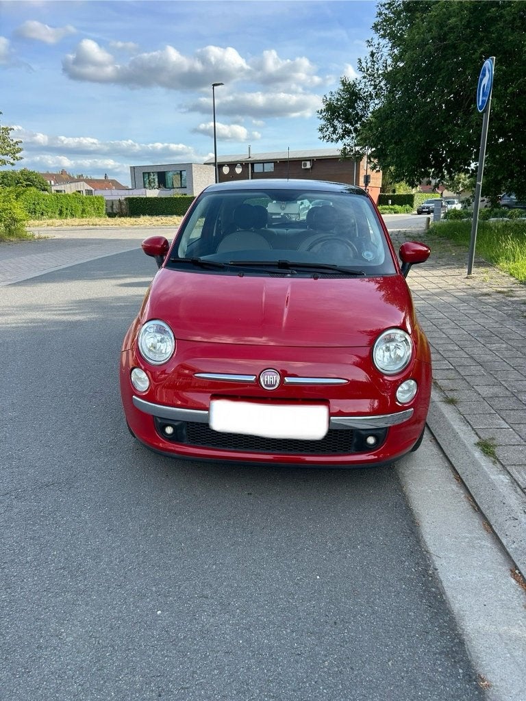 Fiat 500 gekeurd, Auto's, Fiat, Voorwielaandrijving, Euro 5, Zwart, Leder en Stof