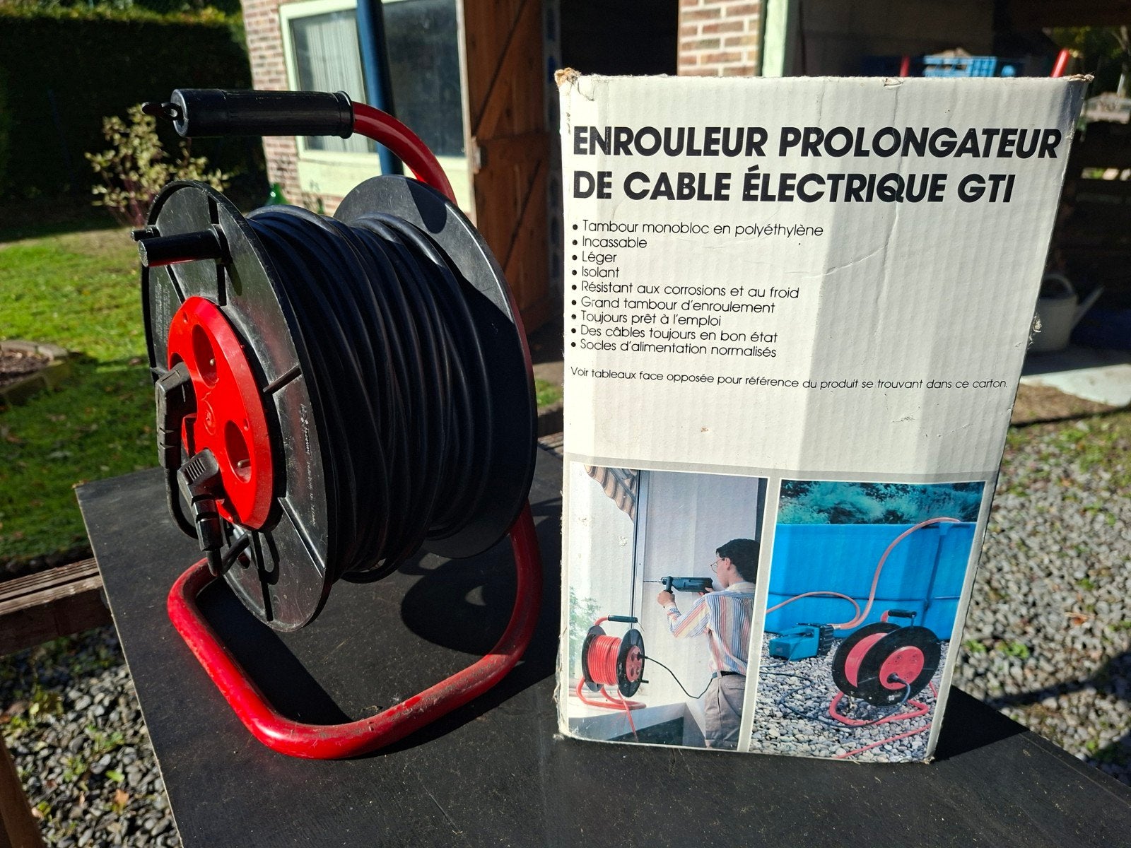 enrouleur électrique, Doe-het-zelf en Bouw, Ophalen, Zo goed als nieuw