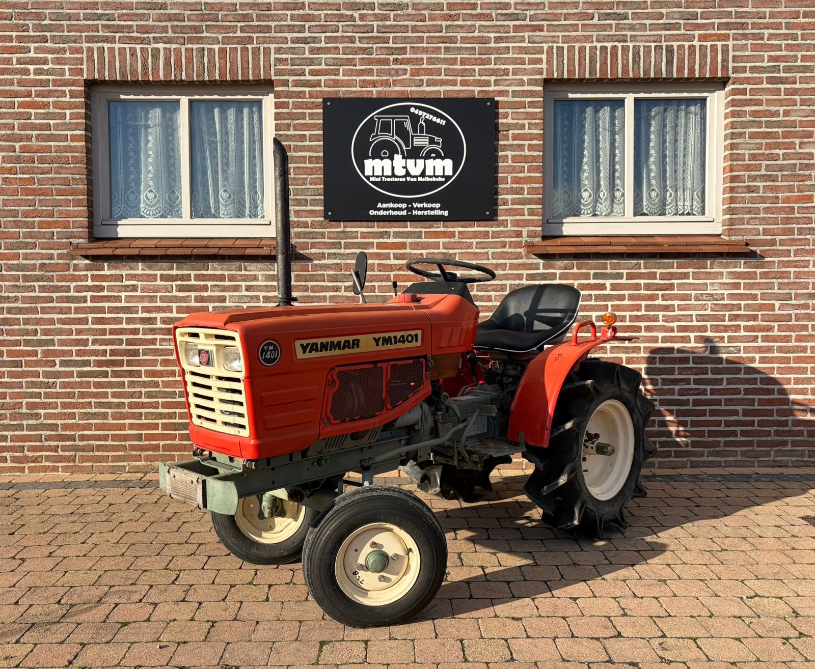 Minitractor Yanmar YM1401 - 3cilinder - 2wd - TOPPER !, Enlèvement ou Envoi