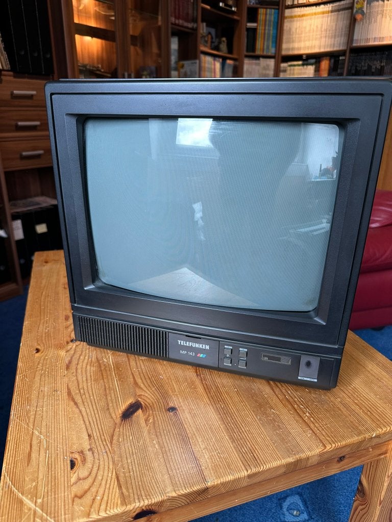 TV Cathodique Vintage Telefunken MP143 - Idéal Retrogaming, TV, Hi-fi & Vidéo, Enlèvement, Utilisé, Moins de 40 cm, Autres marques