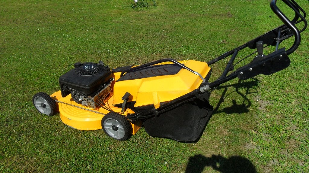 STIGA GRASMAAIER, Jardin & Terrasse, Tondeuses à gazon, Stiga, Tondeuse rotative, Utilisé, Sac de ramassage