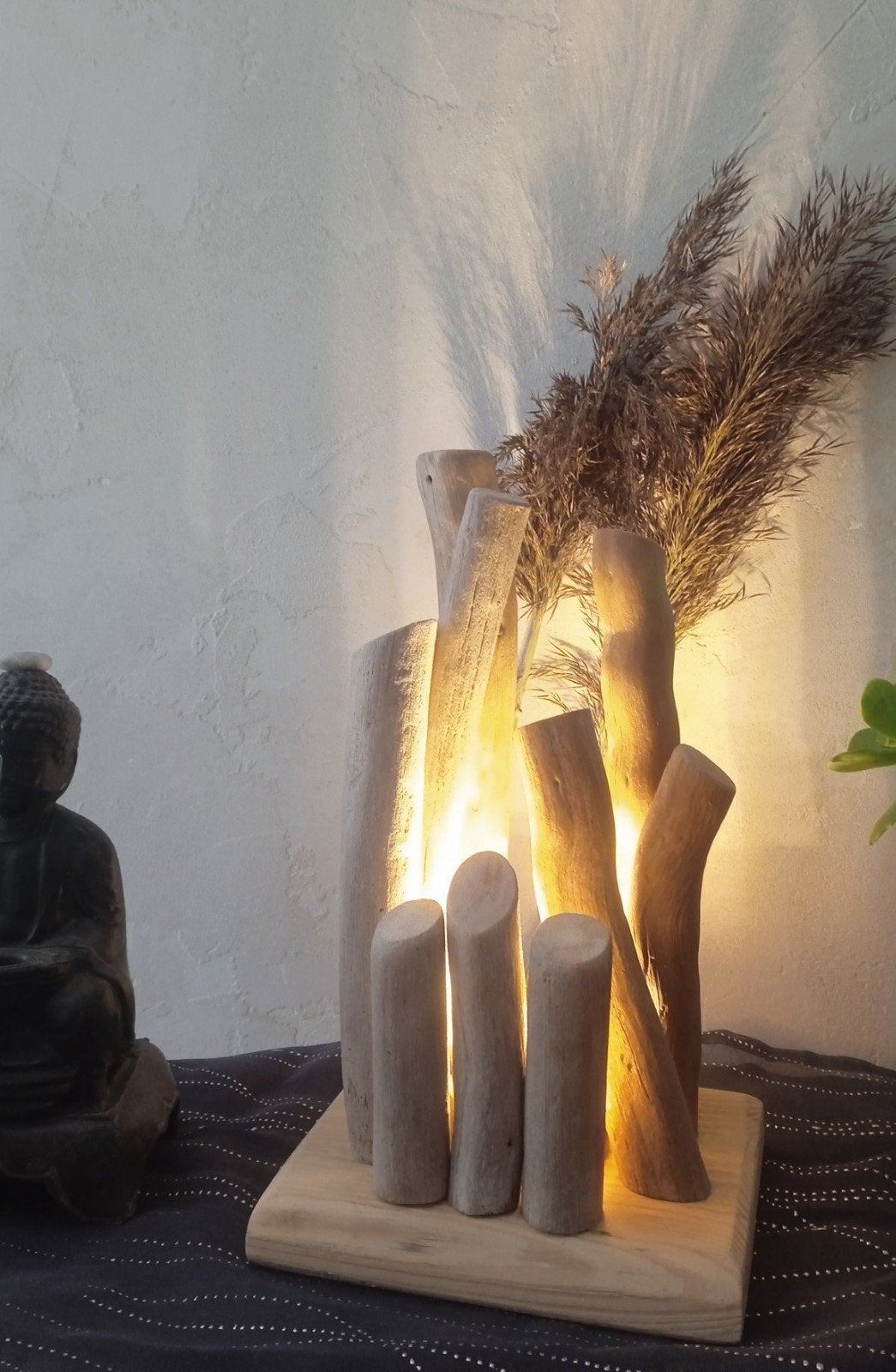 lampe chevet lumière d'ambiance lumineux lumineuse led zen, Neuf, Lampe de chevet, LED, Blanc