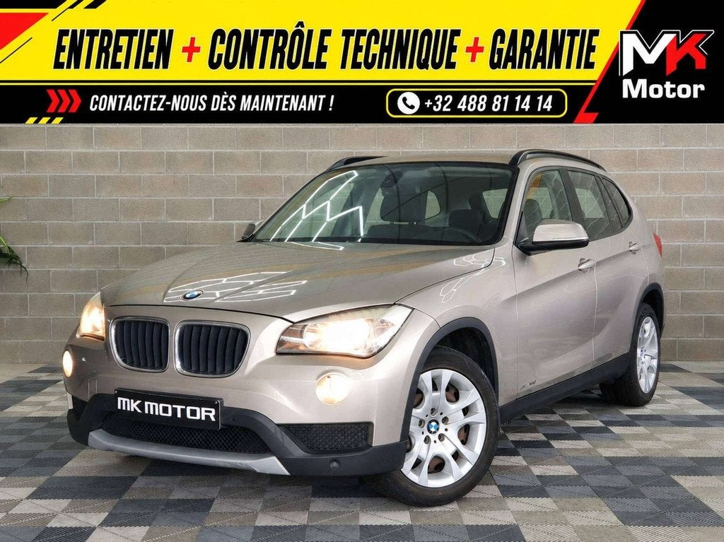 BMW X1 2.0 DIESEL 143CV - GPS - CLIMATISATION - CRUISE, Auto's, X1, Euro 5, Zwart, 4 cilinders