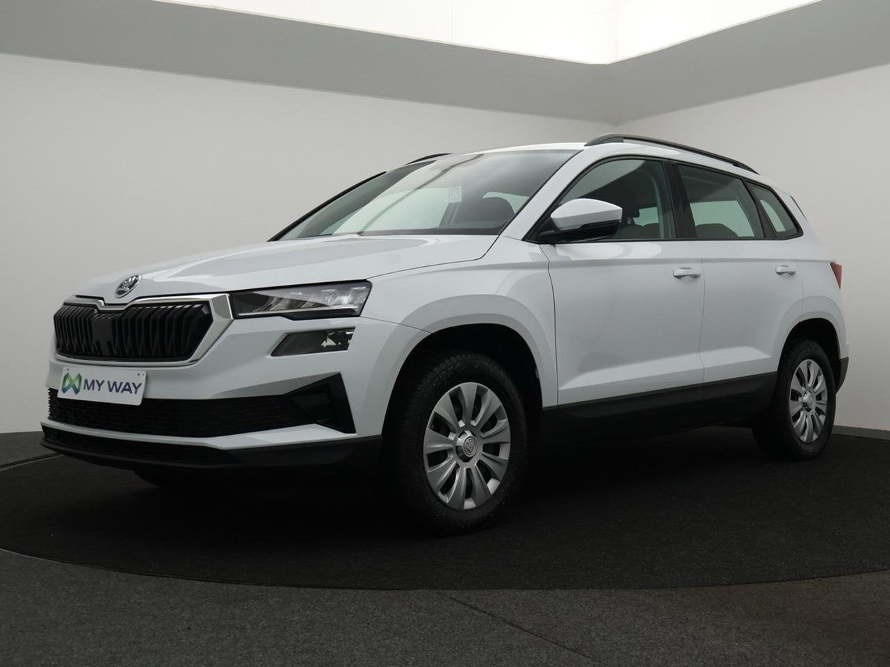 Skoda Karoq 1.0 TSI Active 110 PK *AIRCO*CRUISE CONTROLE*BLU, Auto's, Wit, Karoq, Handgeschakeld, SUV of Terreinwagen