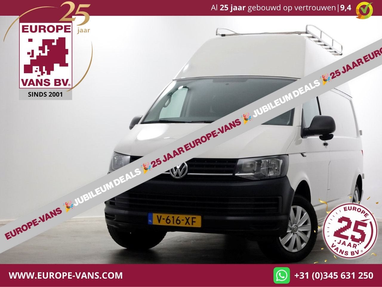 Volkswagen Transporter 2.0 TSI 150pk Benzine L2H3 Airco/Came, Auto's, Bestelwagens en Lichte vracht, Wit, Bedrijf, Handgeschakeld