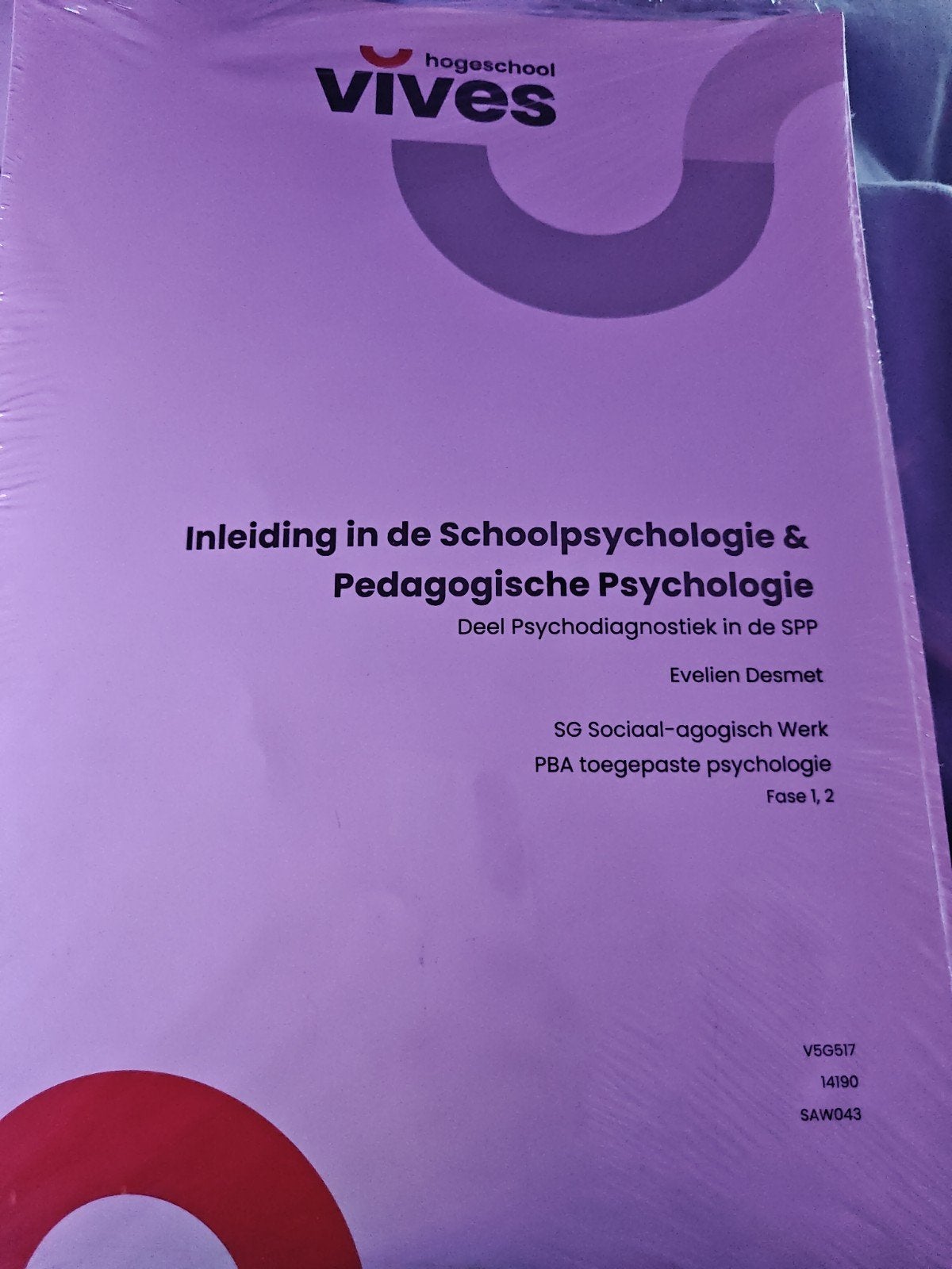 vives cursus inleiding in spp, Boeken, Ophalen of Verzenden