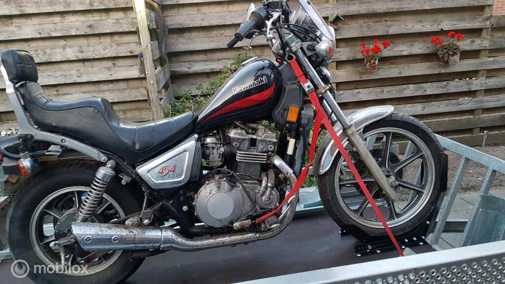 Kawasaki LTD 450 1986/ compleet maar in ONDERDELEN, Motos, Enlèvement ou Envoi, Utilisé