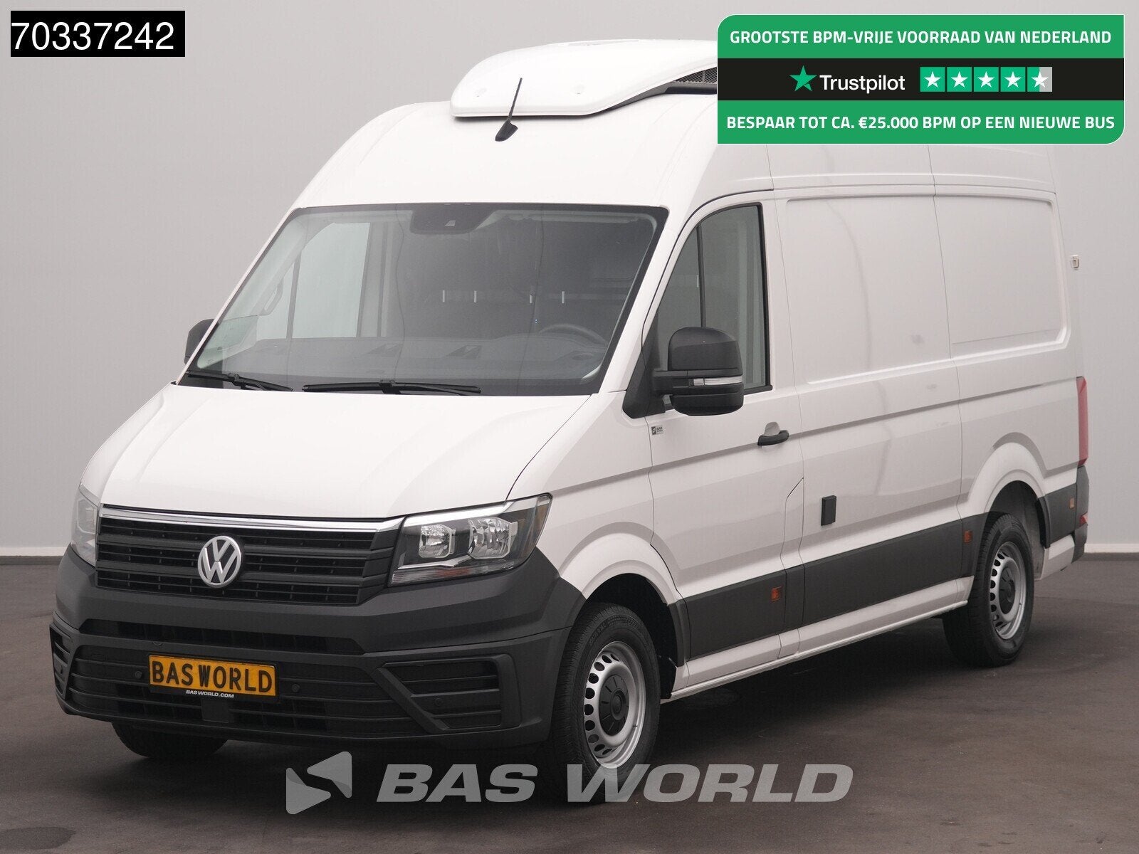 Volkswagen Crafter 140pk Koelwagen Kerstner Cool Jet 203 EA, Auto's, Stof, Gebruikt, Euro 6, 4 cilinders