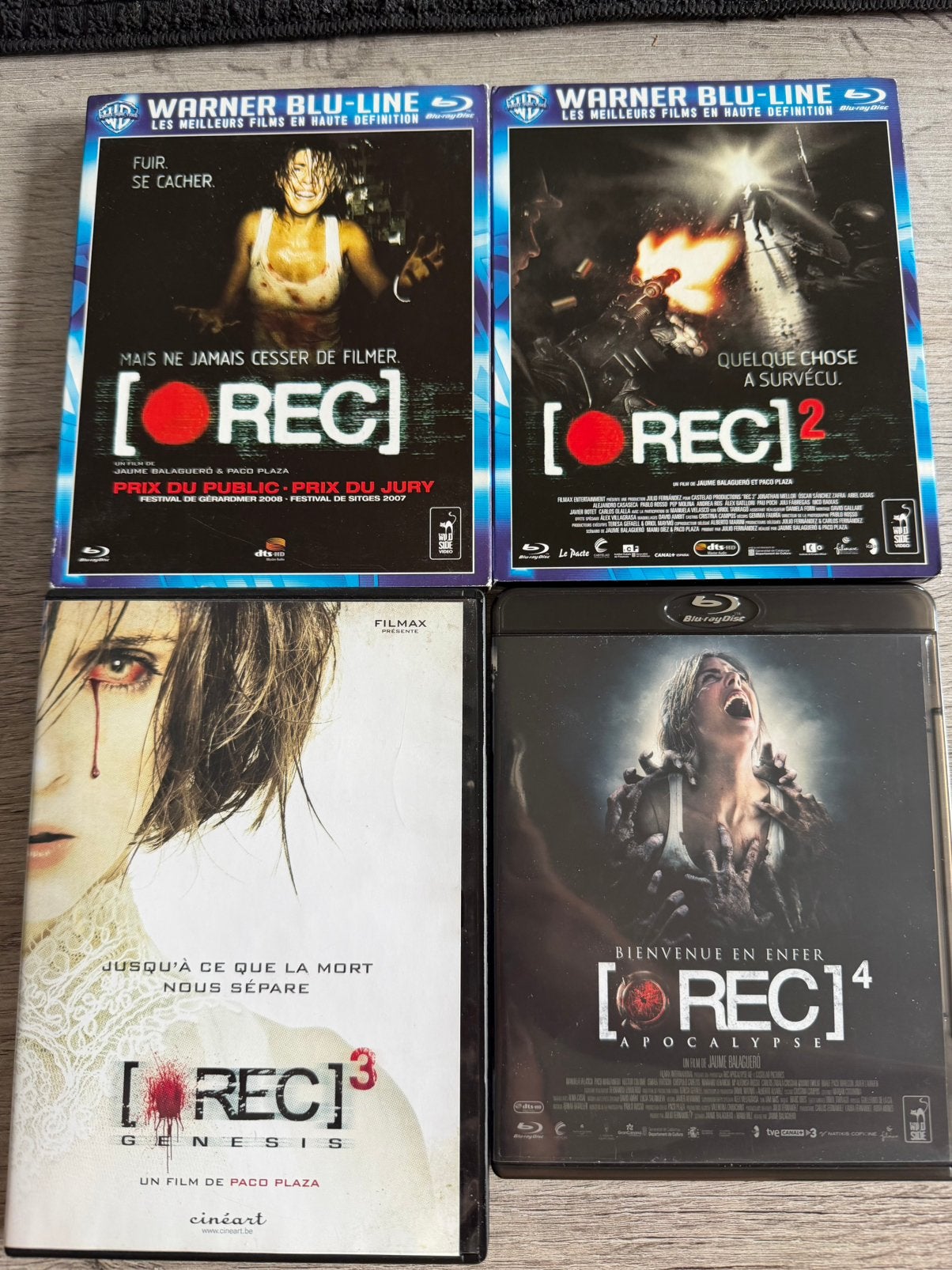 (Blu ray) intégral Rec - Rec 2 - Rec 3 - Rec 4, Ophalen, Zo goed als nieuw