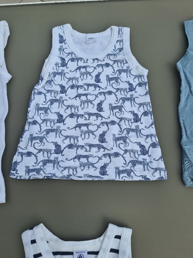 marcelleke, singlet, topje, Petit Bateau, 104, Ophalen, Zo goed als nieuw