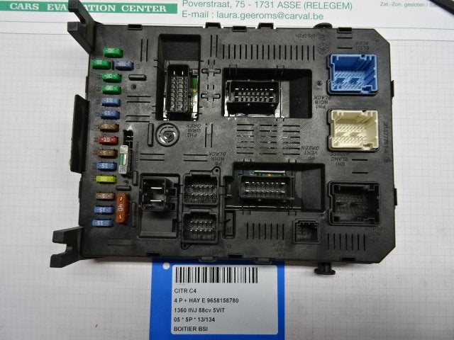 ORDINATEUR UNITE COMMANDE ELECTRONIQUE C4 Berline (LC), Citroën, Kontakt-citroen@citroen.com, Utilisé, Citroën Deutschland GmbH