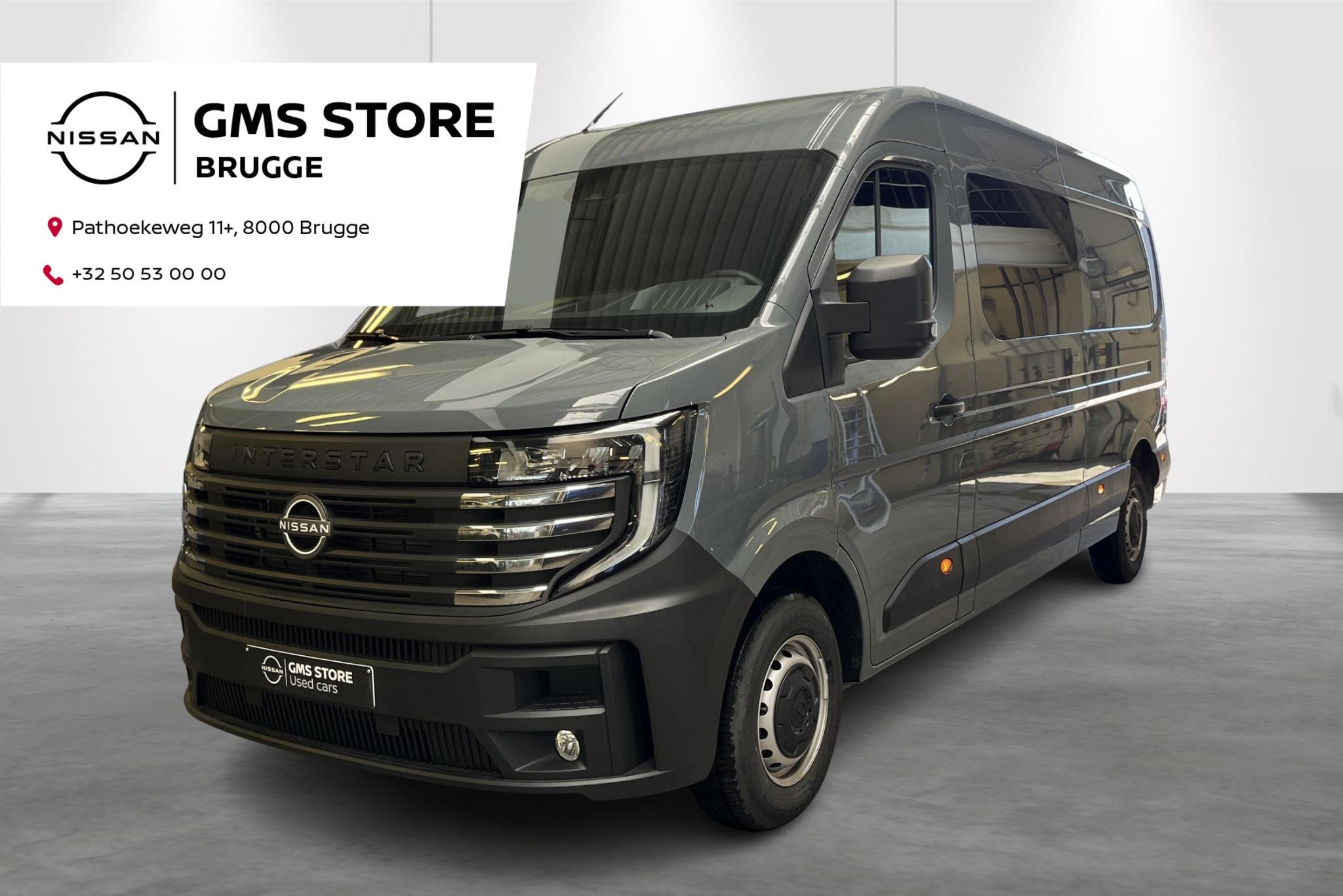 Nissan Interstar L3H2 3.5T 2,0 dCi 150 N-Connecta double cab, Autos, Neuf, Argent ou Gris, https://public.car-pass.be/vhr/ec78b396-2a5b-4e67-a52e-27e078debf17