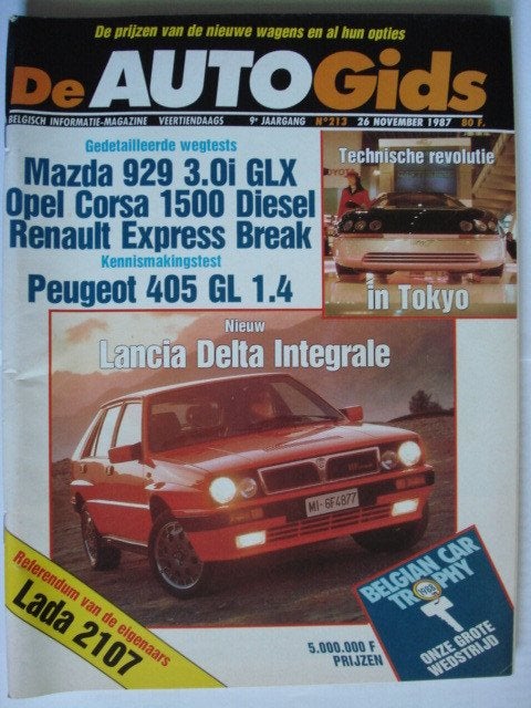 Autogids 213, Envoi, Comme neuf, Général