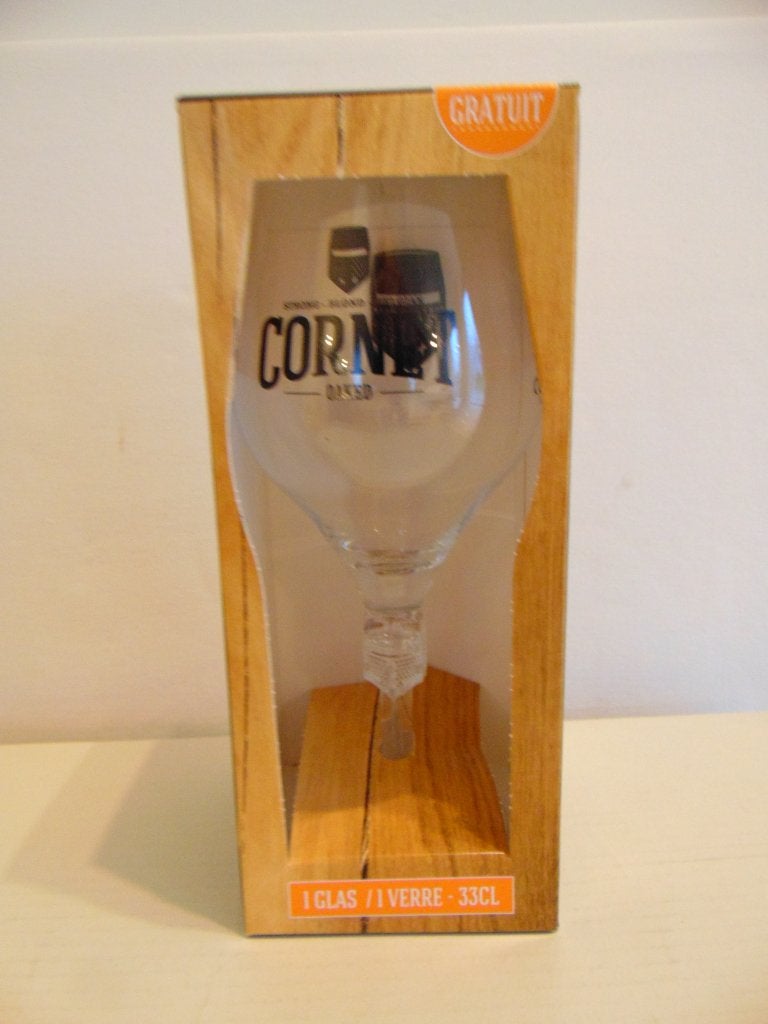 2 Bierglazen 1 x Cornet 33 cl - 1 x Trippel D'anvers, Verzamelen, Ophalen of Verzenden, Zo goed als nieuw, Glas of Glazen, Overige merken