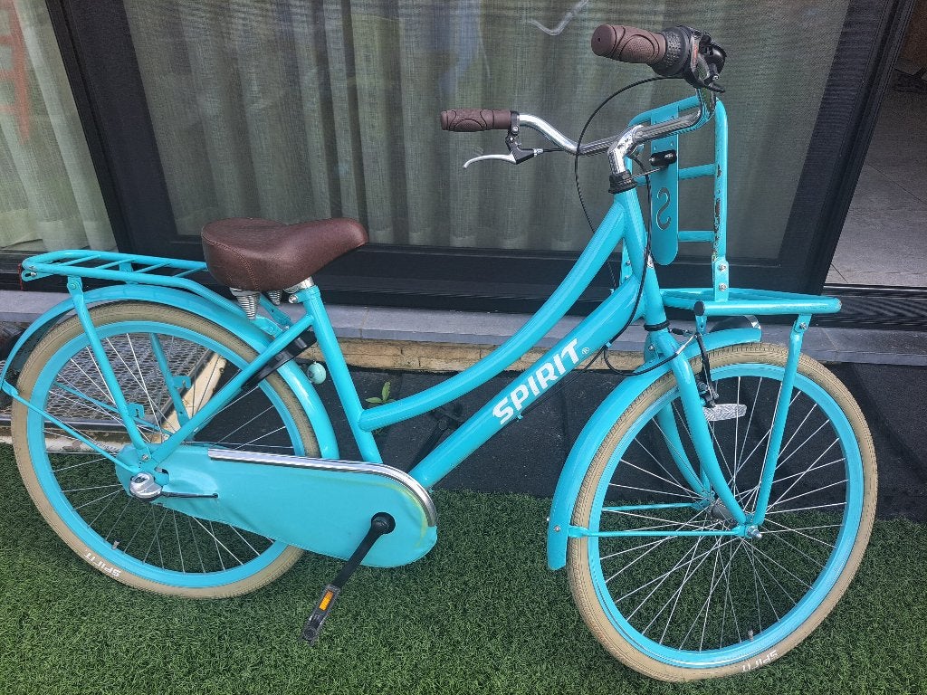 Spirit Cargo N3 meisjesfiets – 26 inch – turquoise, Fietsen en Brommers, Ophalen, Terugtraprem, Gebruikt, Versnellingen