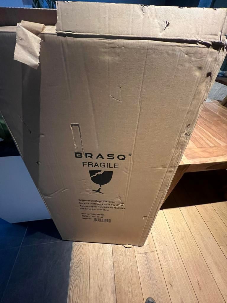 Dubbelzijdig krijtbord brasq, Ophalen, Nieuw in verpakking, Overige typen