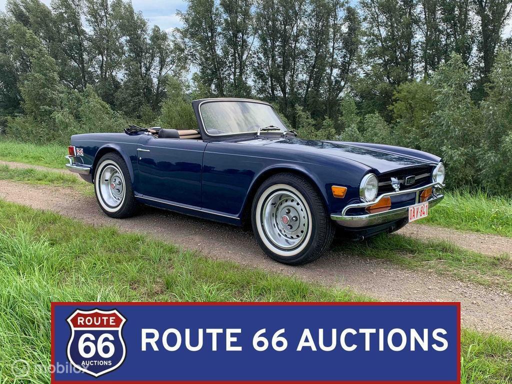 Triumph TR6 | 1970 | Route 66 Auctions, Autos, Achat, Entreprise, Boîte manuelle, Triumph