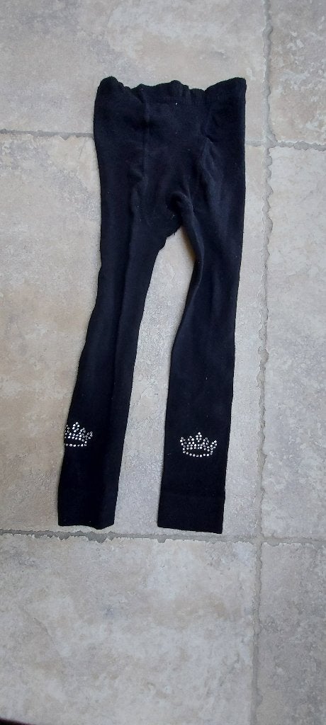 1 euro koopjes: legging met strass mt 116, Kinderen en Baby's, Kinderkleding | Maat 116, Broek, Gebruikt, Meisje, JBC
