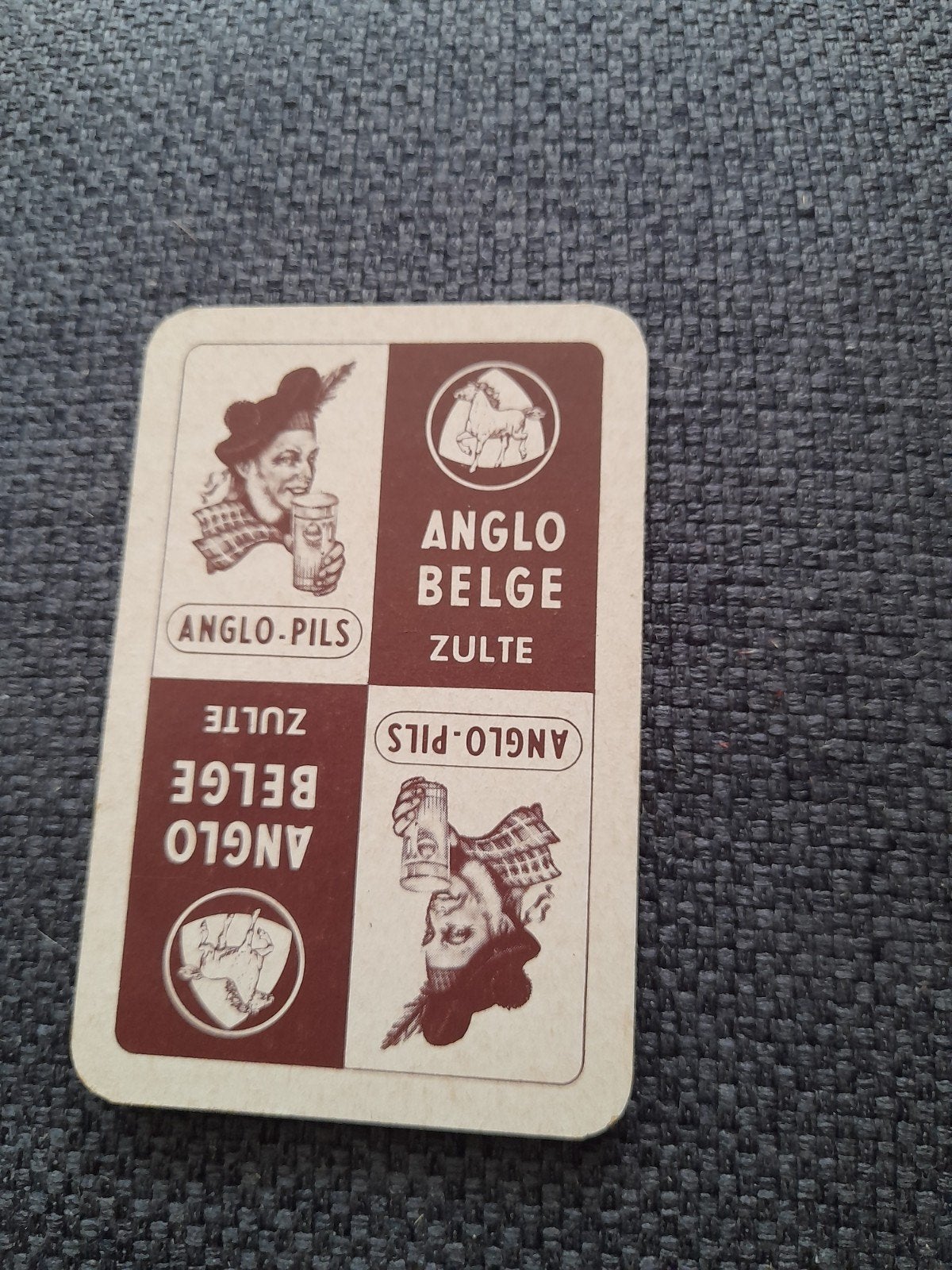 Jokerspeelkaart anglo-belge zulte, Verzamelen, Ophalen of Verzenden