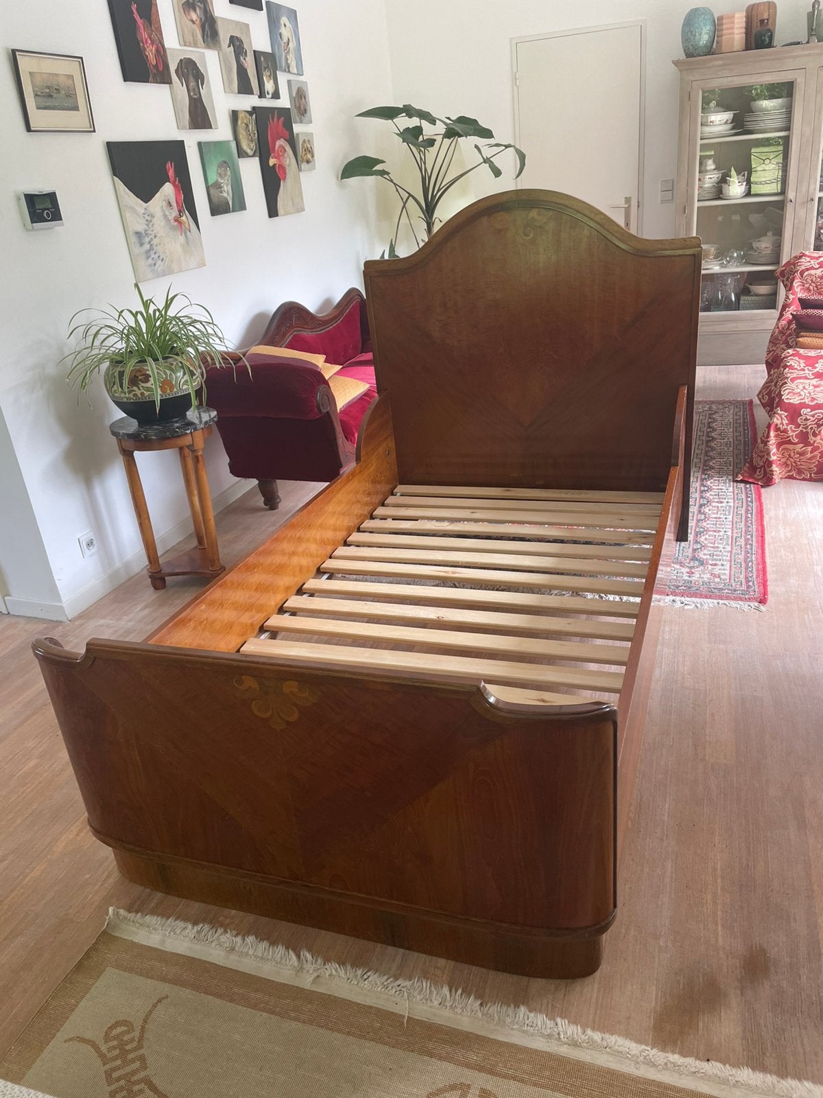 Antiek bed, Ophalen