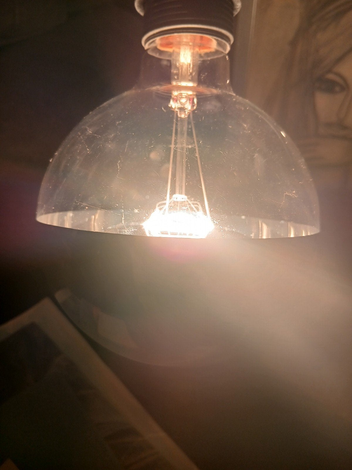 Ampoule 15 cm - cul miroir, Maison & Meubles, Enlèvement, Utilisé, E27 (grand), Ampoule