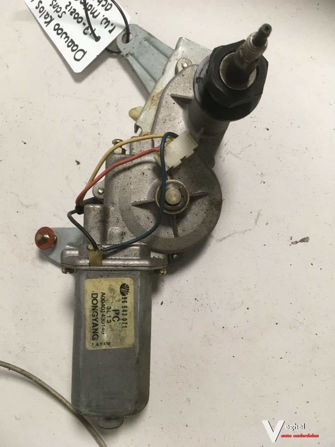 Daewoo Kalos 5 drs 2005 Ruitenwisser motor achter, Auto-onderdelen, Gebruikt, -, -, Ophalen of Verzenden