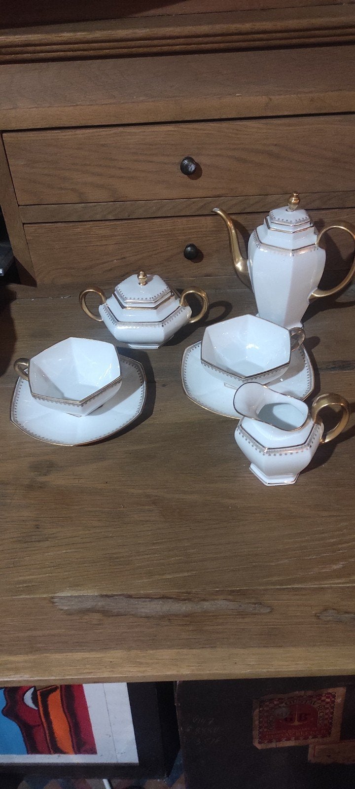 Art Deco Servies – Charles Ahrenfeldt Limoges Frankrijk, Antiek en Kunst, Ophalen