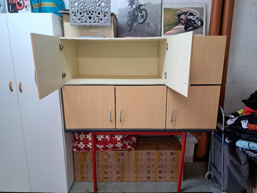 2 meubles dessus d'armoire, Enlèvement, Utilisé