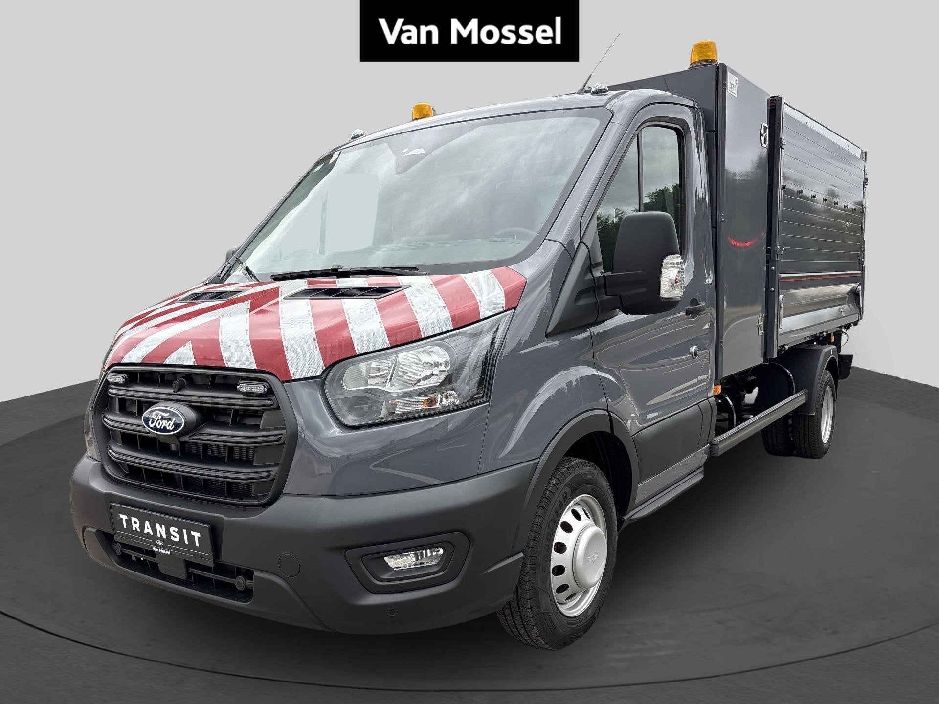 Ford Transit 350L RWD Trend - Kipper - Driver Assist - Carpl, Auto's, 1940 kg, Gebruikt, Euro 6, 4 cilinders
