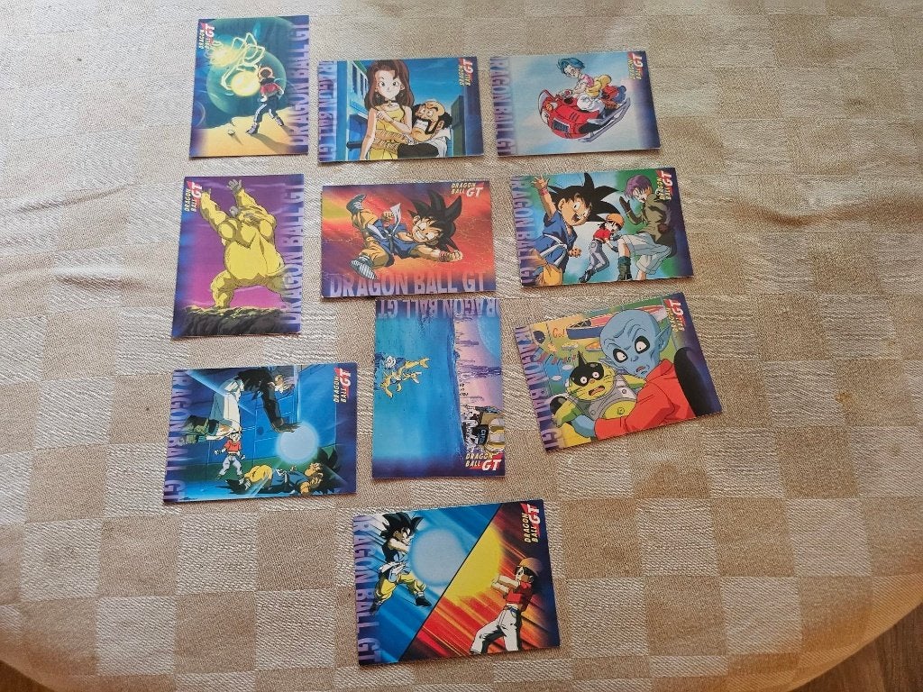 10 spaanse dragonball z kaarten van panini origineel, Enlèvement ou Envoi, Comme neuf, Plusieurs cartes