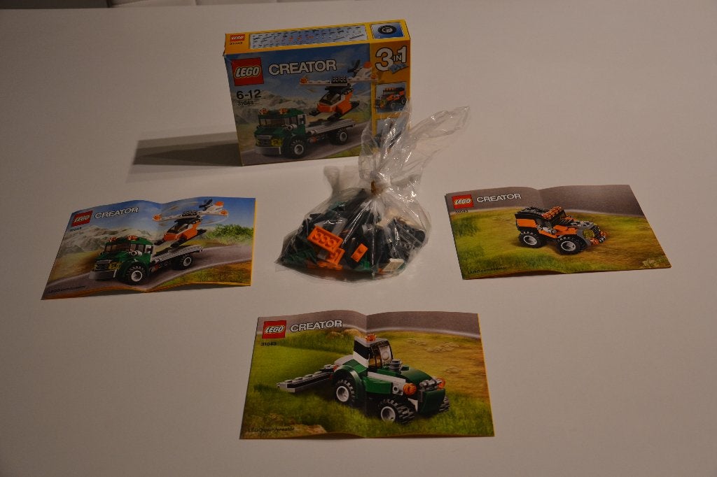 Lego Creator  3 in 1 Helikoptertransport 31043, Compleet, Lego, Ophalen of Verzenden, Zo goed als nieuw