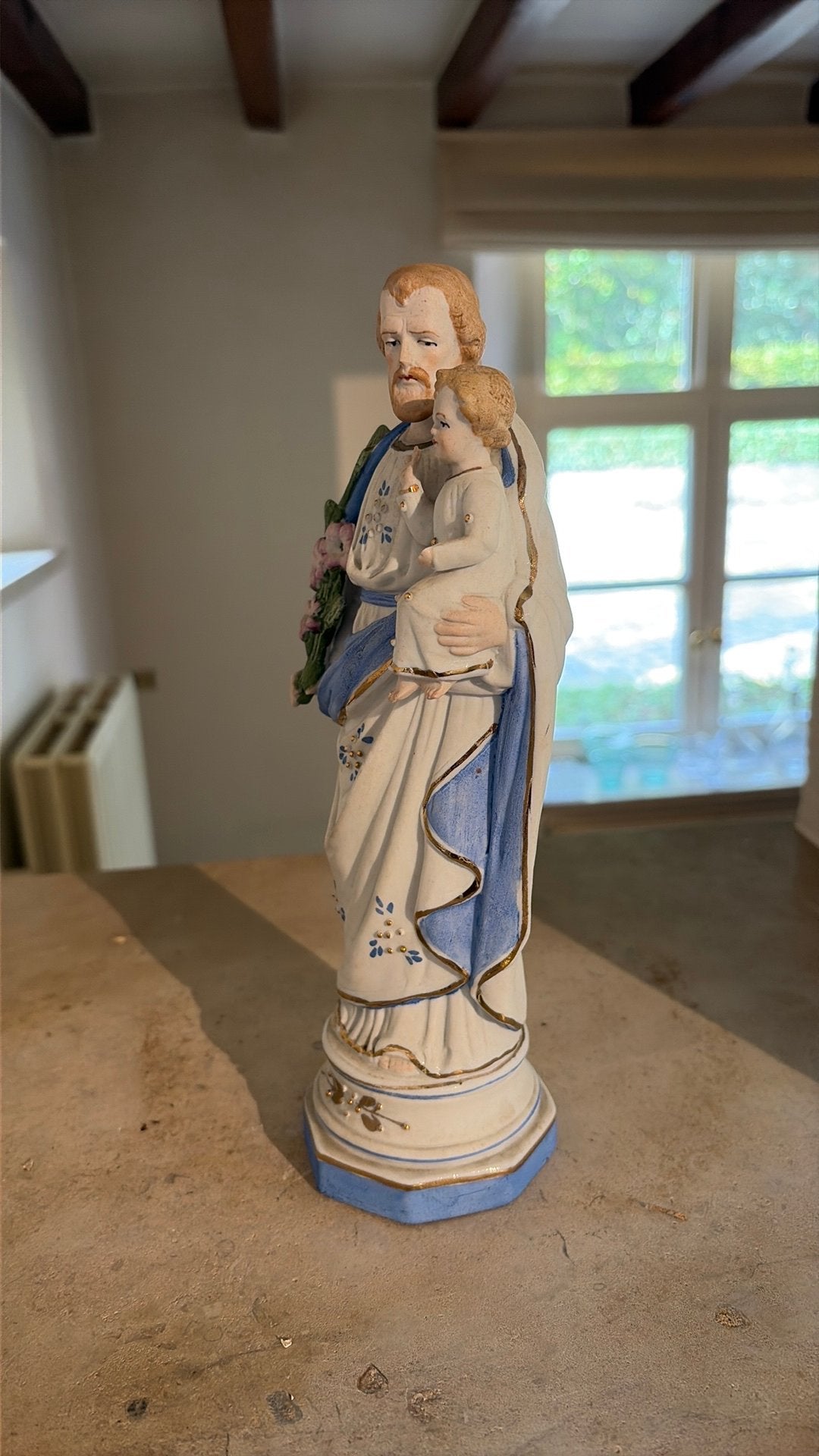 Beeld Sint Jozef met Kind, Ophalen