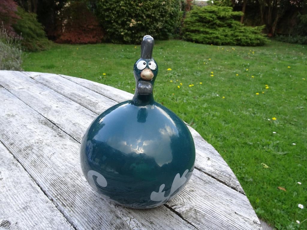 Poule moyenne J Line - Pétrole, Envoi, Utilisé, Porcelaine, Statue(s)