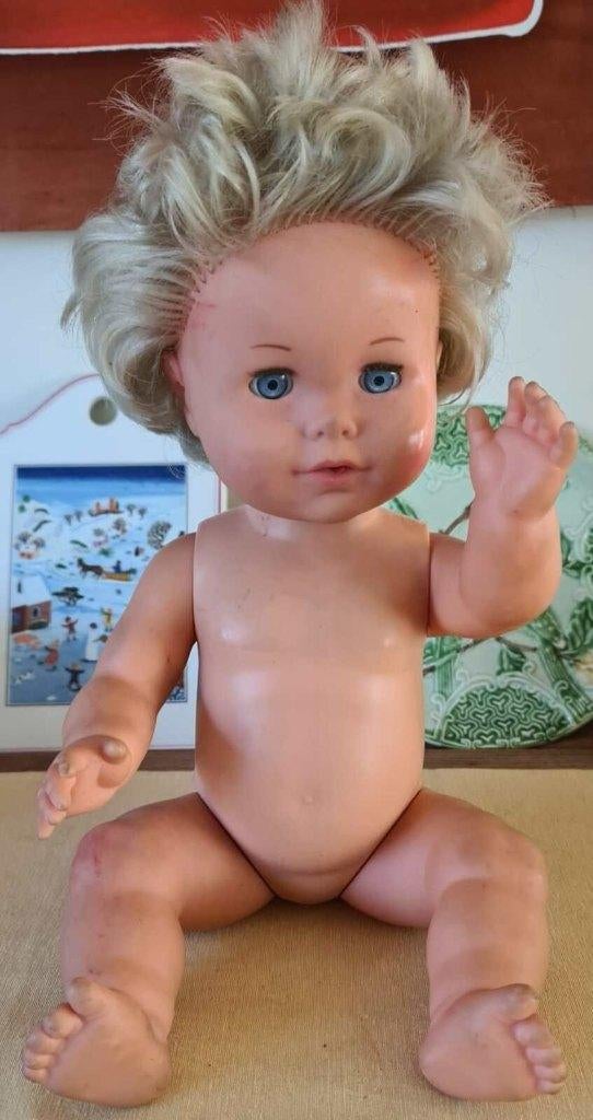 Poupée vintage Schildkrot, Enlèvement ou Envoi, Utilisé, Poupée