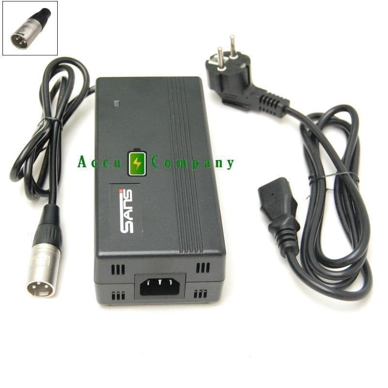 Oplader 48 volt 13S Li-ion voor fietsaccu\'s Neutrik XLR, Ophalen of Verzenden, Nieuw