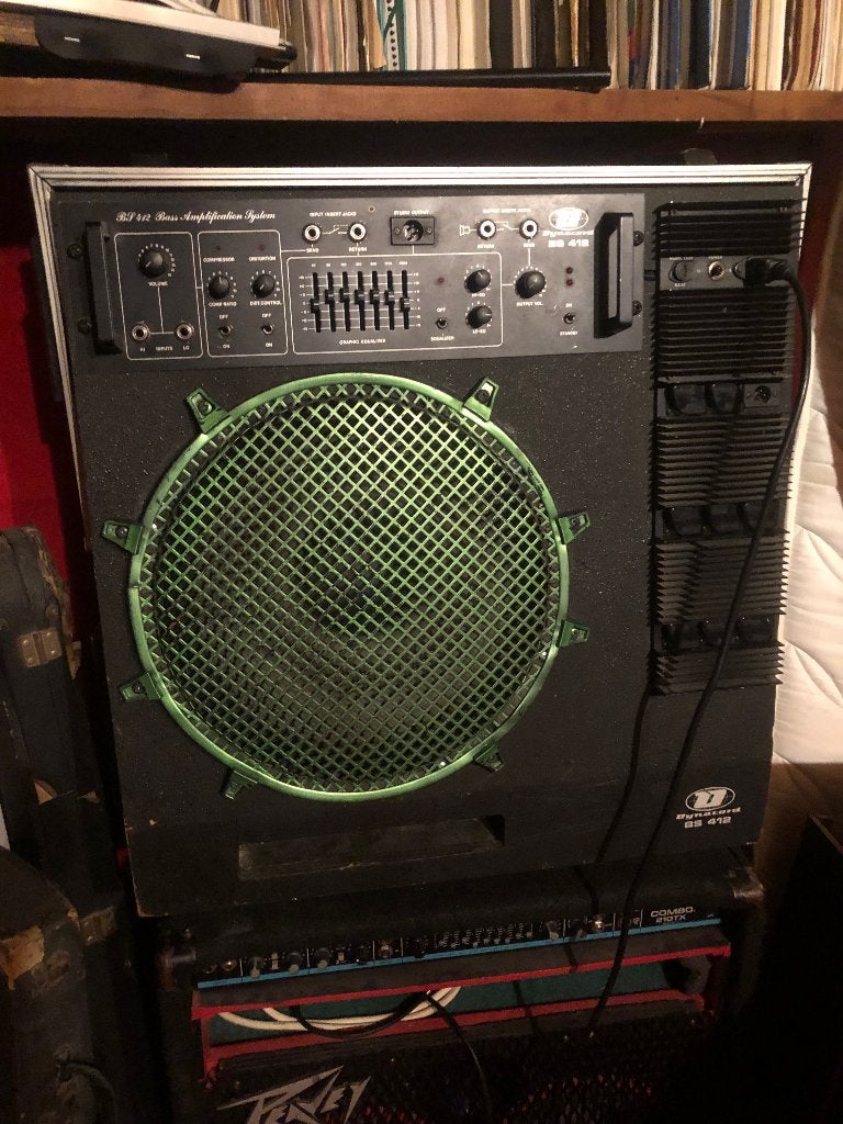 Basversterker Dynacord BS412, Muziek en Instrumenten, Ophalen, Gebruikt, Basgitaar, 100 watt of meer