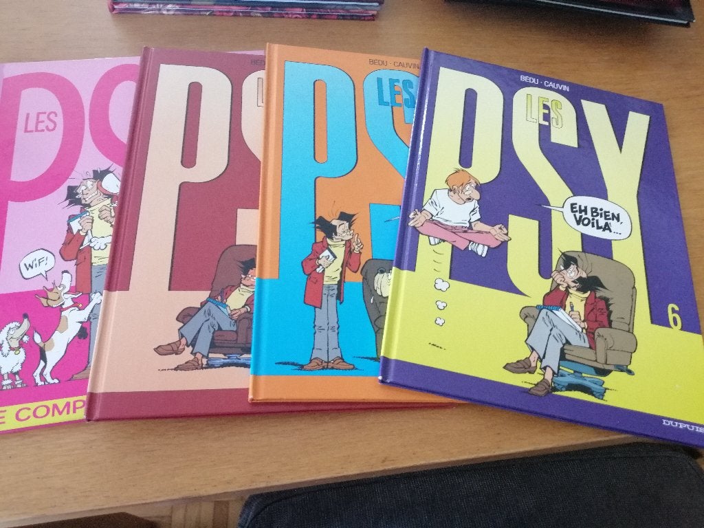 Les Psy, Livres, Enlèvement ou Envoi, Comme neuf, Plusieurs BD, Bédu & Cauvin