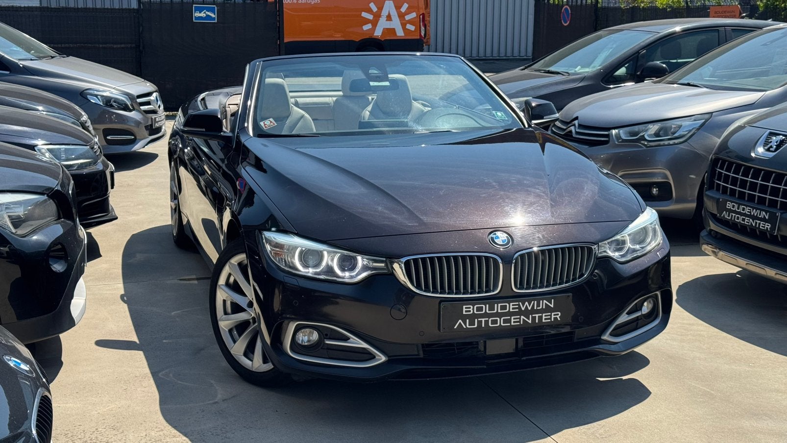 Bmw 420D Cabrio Full Optie ! Topstaat Euro6B 141.xxxkm, Auto's, BMW, Automaat, Achterwielaandrijving, Cabriolet, Leder