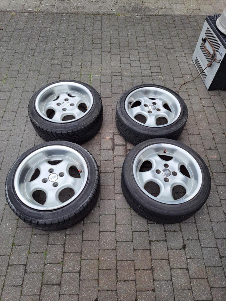 Breedset RH 15' 4x100 (Lupo of Polo) zeer mooie staat, Ophalen, Zo goed als nieuw