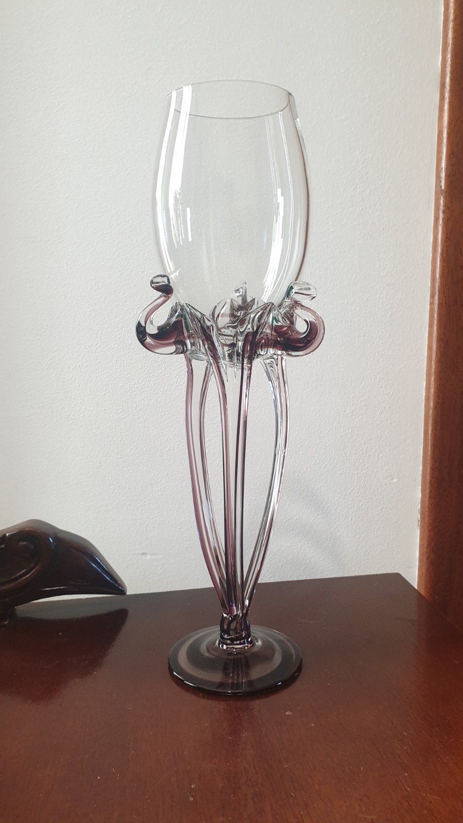 Vase Jozefina Krosno 31 cm, Enlèvement ou Envoi