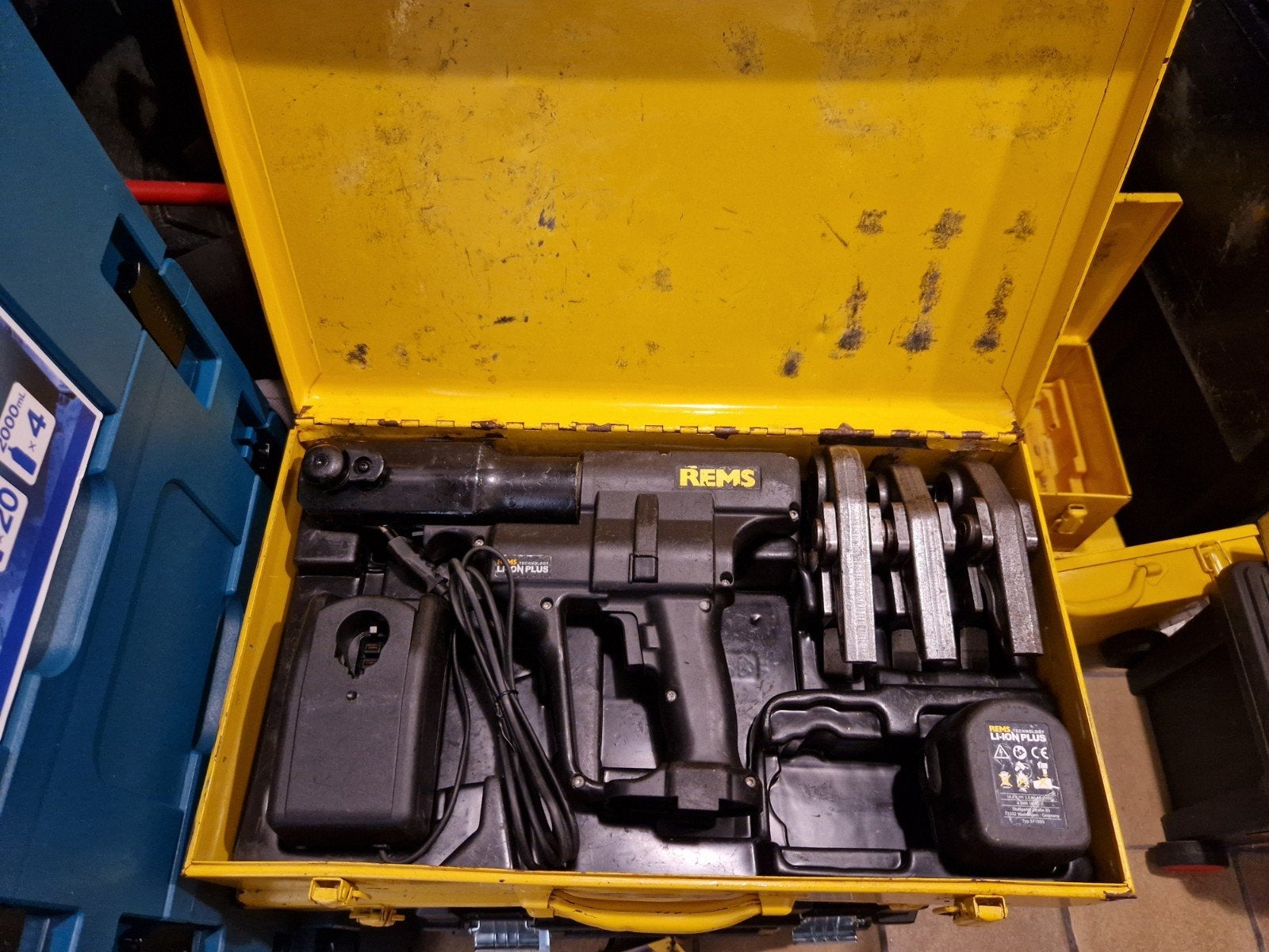 sertisseuse rems + 3x mâchoire, Enlèvement, Utilisé, Autres types, Autres marques