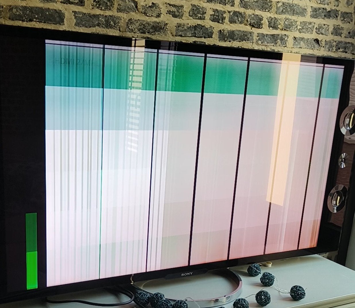 Kapotte Sony tv, Ophalen