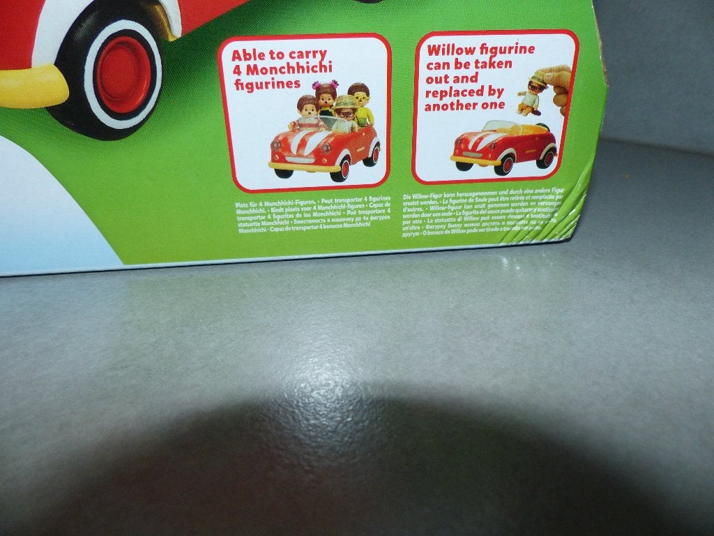 Voiture rouge avec poupée Monchicchi, Enlèvement ou Envoi, Comme neuf