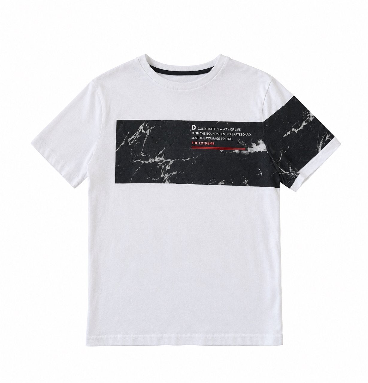 T-shirt blanc homme avec imprimé noir  Style streetwear, Envoi, Comme neuf, Garçon, Autres types