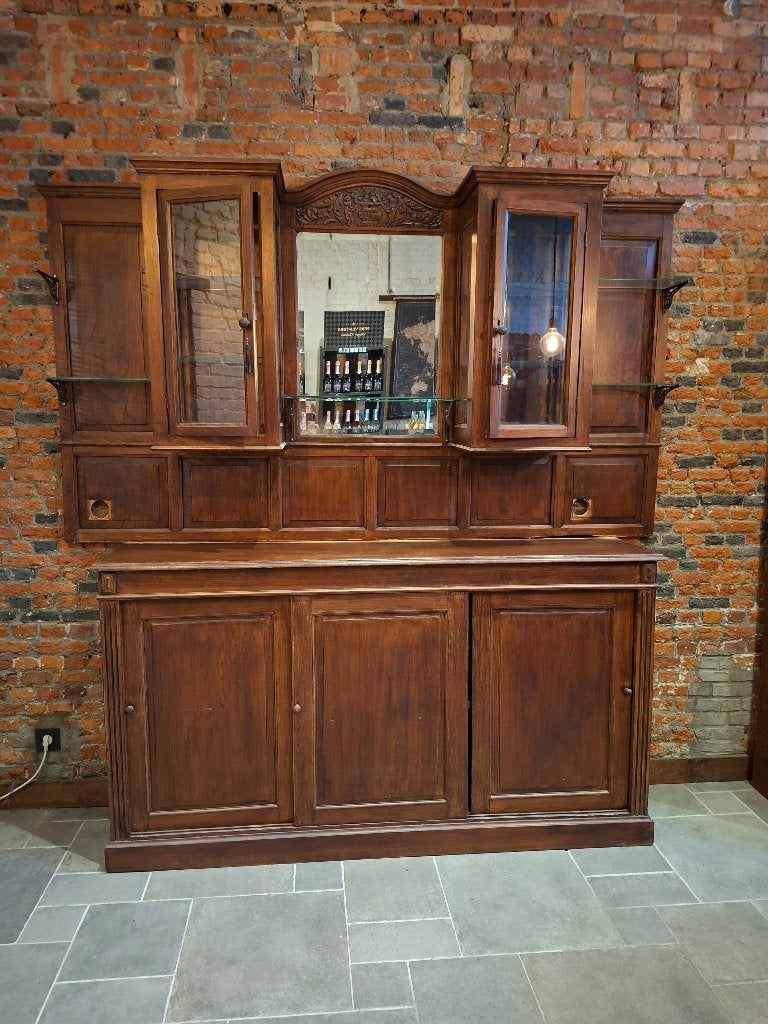 Antieke spiegelkast, Antiek en Kunst, Ophalen