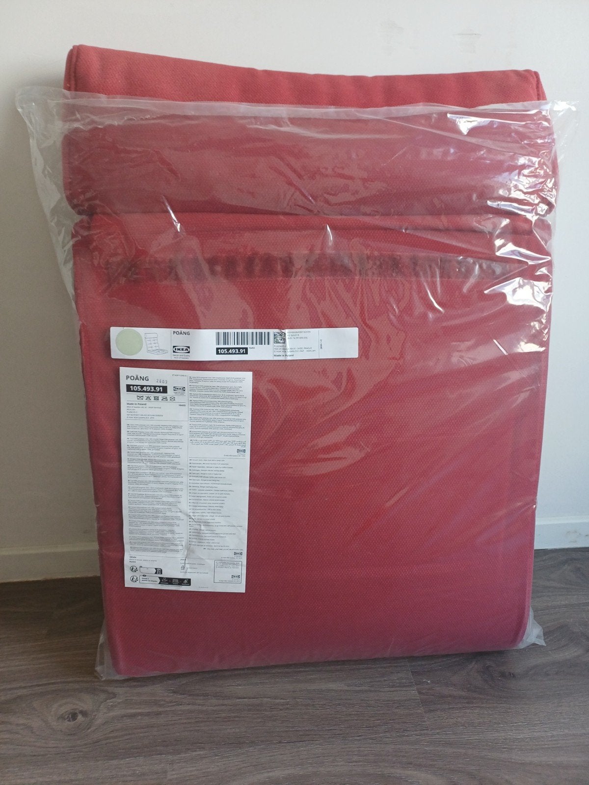 vervang kussen poang zetel ikea, Ophalen