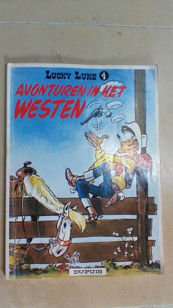 Strips Lucky Luke, Gelezen, Ophalen of Verzenden, Morris, Meerdere stripboeken