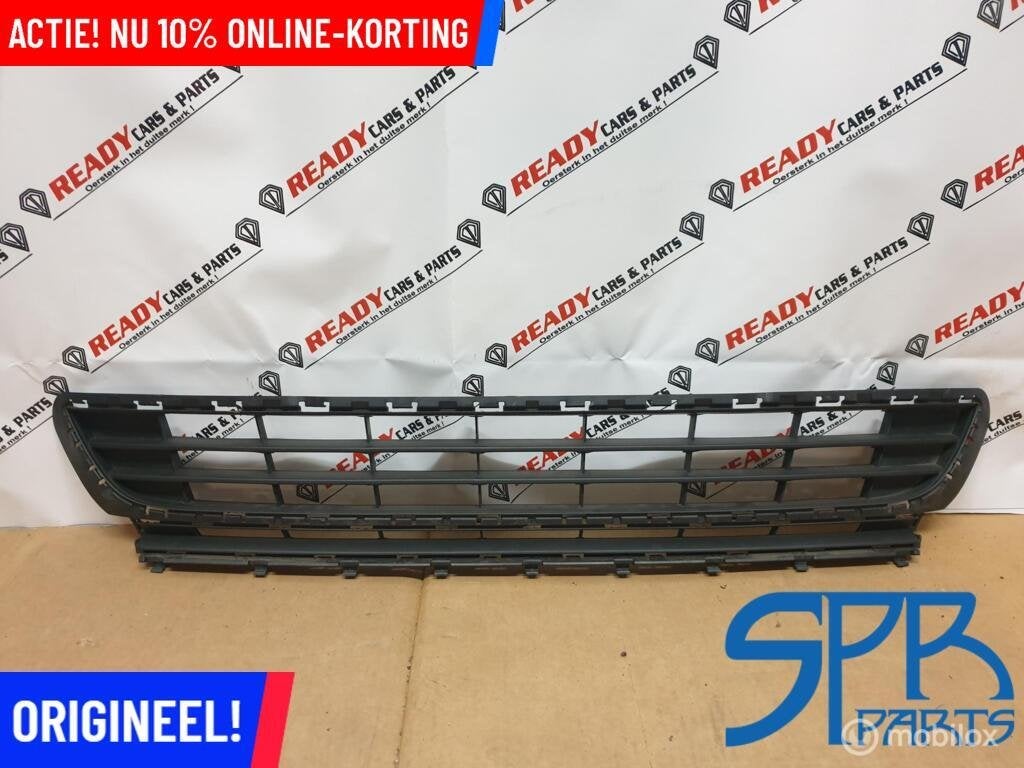 GOLF 7 GRILL MIDDEN ROOSTER Bumperinleg 5G0853677 VOORBUMPER, Gebruikt, Volkswagen, Ophalen of Verzenden, Volkswagen